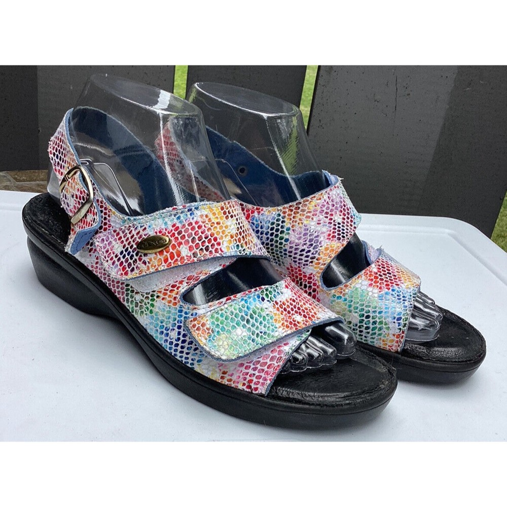 Flexus By Spring Step anti shock sandals strap sz Eu 38 Us 7 Italy